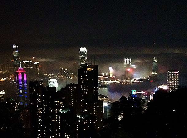 香港の夜景